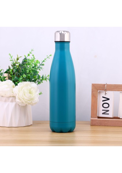 304 Paslanmaz Çelik Kola Şişesi Büyük Kapasiteli Açık Termos Spor Pot Bowling Bardağı 2 500 ml (Yurt Dışından)