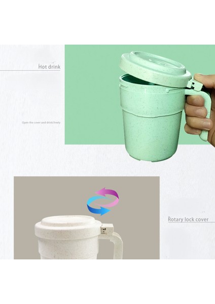 Kapaklı ve Saplı Mikrodalga Çorba Kupa. Kapaklı Mikrodalgada Yulaf Ezmesi Mısır Gevreği Kabı. Kapaklı Çorba Seyahat Kabı. Dökülmeye Dayanıklı, 5 Ons, Bpa Içermez. (Yulaf Beyazı) (Yurt Dışından) fırsatları