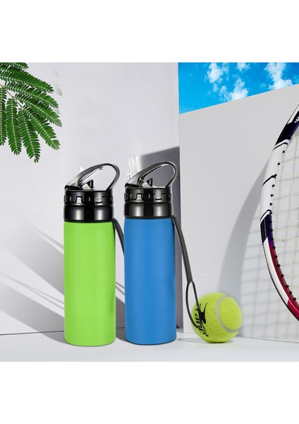 Katlanabilir Su Şişesi - Sızdırmaz Döner Kapaklı - Bpa Içermez, 22 Oz (Mavi) (Yurt Dışından) fiyatları