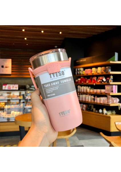 Çift Katmanlı Büyük Kapasiteli Araba Kupa Tatil Hediyesi Paslanmaz Çelik Pipetli Bardak, 550ML (Yurt Dışından) modelleri