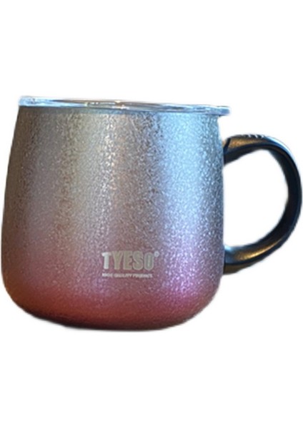 Büyük Kapasiteli Degrade Kupa Tatil Hediyesi Paslanmaz Çelik Kahve Kupa, 355 ml (Yurt Dışından)