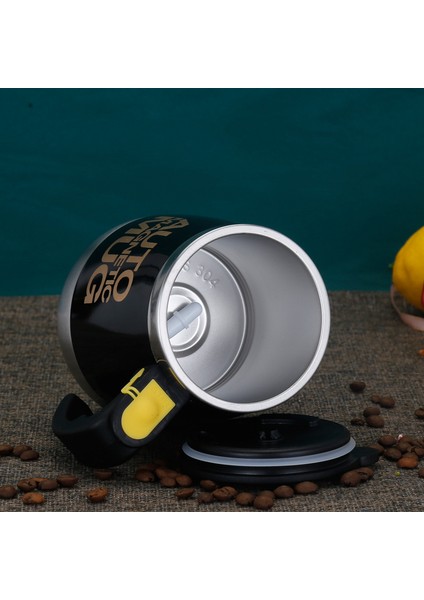Kendiliğinden Karıştırılan Kupa Otomatik Kendiliğinden Karıştırılan Paslanmaz Çelik Bardak Kahve/çay/sıcak Çikolata/süt Için Ofis/seyahat/ev -400ML En Iyi Hediye (Yurt Dışından)