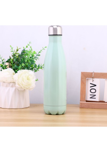 304 Paslanmaz Çelik Kola Şişesi Büyük Kapasiteli Açık Termos Spor Pot Bowling Bardağı 5 500 ml (Yurt Dışından)