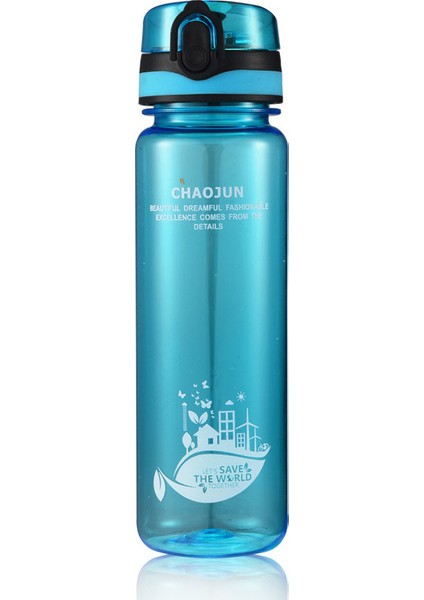 Büyük Kapasiteli Fincan Taşınabilir Buzlu Şeffaf Uzay Fincanı Büyük Açık Hava Sporları Su Bardağı Su Isıtıcısı Gök Mavisi Şeffaf 1000 ml (Yurt Dışından)