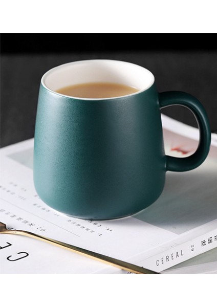 Parlak Seramik Kahve Kupa, Ofis ve Ev Için Mark Bardak, 13OZ, Bulaşık Makinesine ve Mikrodalgaya Uygun Çay Kahve Fincanı, 1 Paket (Yeşil) (Yurt Dışından) fiyatları