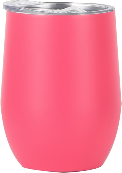 Yumurtalık Paslanmaz Çelik Yaratıcı U Şeklinde Kırmızı Şarap Termos Bardak Büyük Göbek 12OZ Yumurta Kabuğu Bardak Yıldız Bikini Tozu (Yurt Dışından)