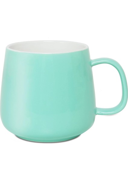 Parlak Seramik Kahve Kupa, Ofis ve Ev Için Mark Fincan, 13OZ, Bulaşık Makinesine ve Mikrodalgaya Uygun Çay Kahve Fincanı, 1 Paket (Nane Yeşili） (Yurt Dışından)