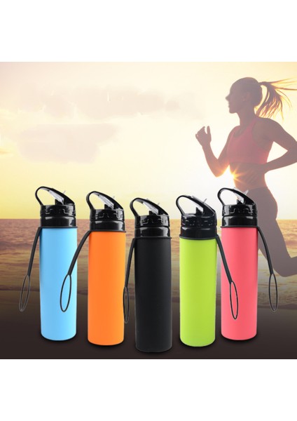 Katlanabilir Su Şişesi Bpa Içermez - Üçlü Sızdırmazlık Hafif 20OZ (Yeşil) ile Seyahat Spor Şişeleri Için Katlanabilir Su Şişesi (Yurt Dışından) fırsatları