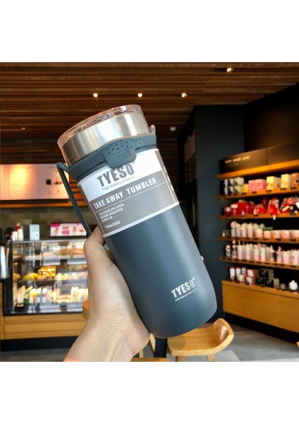 Çift Katmanlı Büyük Kapasiteli Araba Kupa Tatil Hediyesi Paslanmaz Çelik Pipetli Bardak, 710ML (Yurt Dışından) fiyatları