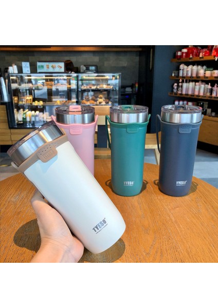 Çift Katmanlı Büyük Kapasiteli Araba Kupa Tatil Hediyesi Paslanmaz Çelik Pipetli Bardak, 710ML (Yurt Dışından) fırsatları