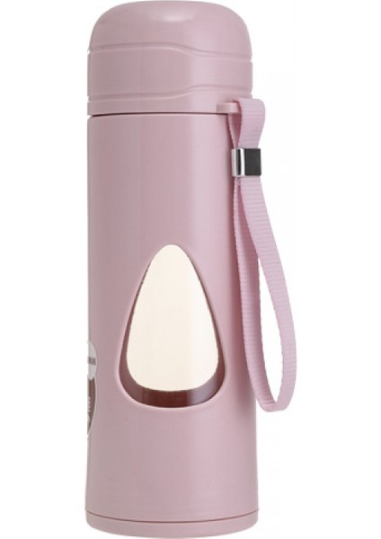 Su Damlası Tipi Çift Katmanlı Cam Bardak, Haşlanma Önleyici, Düşme Önleyici Spor Fincan Öğrenci Çay Bardağı Ofis PINK480ML (Yurt Dışından)