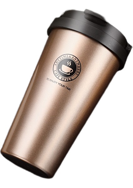 Çift Katmanlı Büyük Kapasiteli Araba Kupa Tatil Hediyesi Paslanmaz Çelik Hasır Bardak, 500 ml (Yurt Dışından) fırsatları