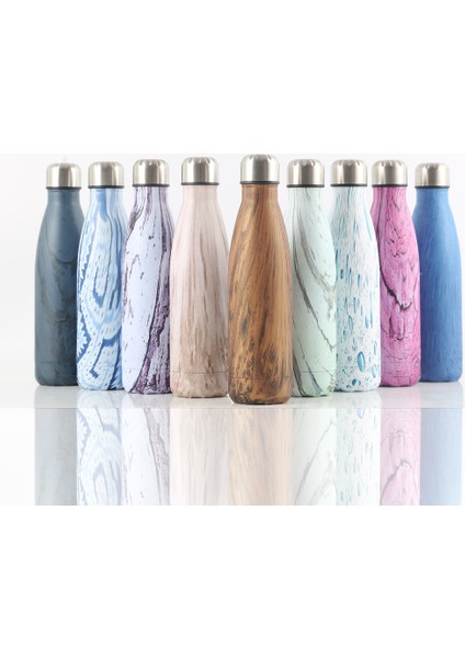 304 Paslanmaz Çelik Termos Bardak Büyük Kapasiteli Açık Hava Spor Potu Kola Şişesi Termos Bardak Galvanik Kırmızı ve Yeşil 500 ml (Yurt Dışından) fırsatları