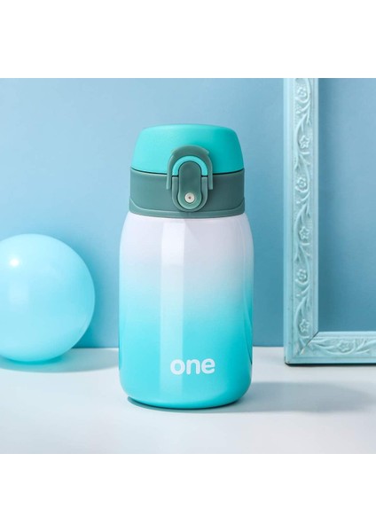 Çocuk Su Şişesi, Çift Duvar Vakum Yalıtımlı Paslanmaz Çelik Şişe, 24 Saat Soğutma ve 12 Saat Sıcak Tutma Beyaz-Yeşil (Yurt Dışından) modelleri