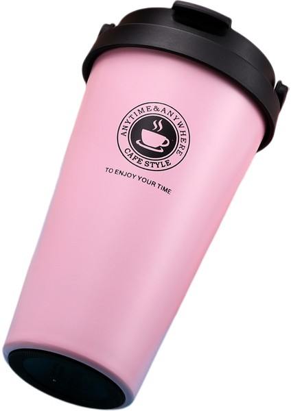 Çift Katmanlı Büyük Kapasiteli Araba Kupa Tatil Hediyesi Paslanmaz Çelik Hasır Bardak, 500 ml (Yurt Dışından)