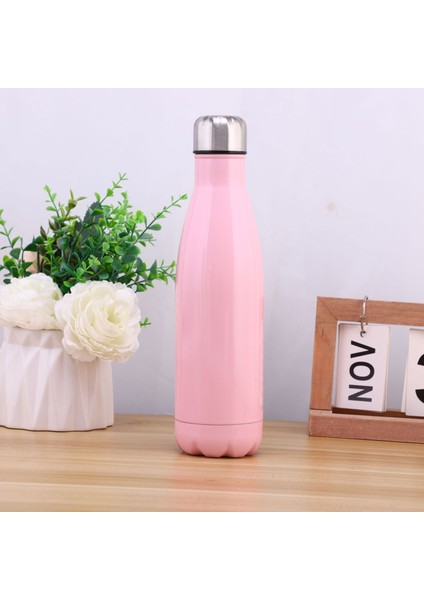 304 Paslanmaz Çelik Kola Şişesi Büyük Kapasiteli Açık Termos Spor Pot Bowling Bardağı 10 500 ml (Yurt Dışından)
