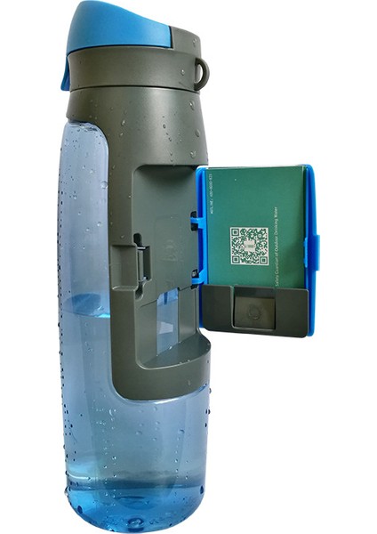 750ML Taşınabilir Büyük Kapasiteli Açık Hava Sporları Uzay Kupası Mavi 750ML (Yurt Dışından)