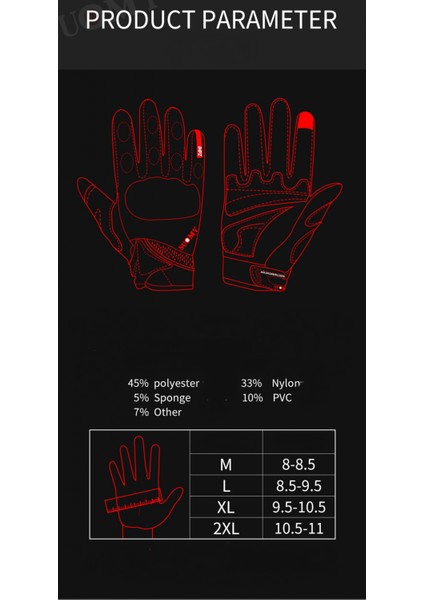 Yeşil Boyut: Xxl） Off-Road Motosiklet Anti-Düşme Anti-Patinaj Nefes Alabilen Sürme Yarış Motosiklet Tam Parmak Eldiven Erkek Yaz Şövalye Ekipmanı (Yurt Dışından) modelleri