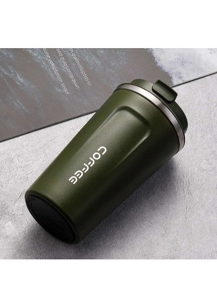 Çift Katmanlı Büyük Kapasiteli Araba Kupa Tatil Hediyesi Paslanmaz Çelik Hasır Bardak, 500 ml (Yurt Dışından)