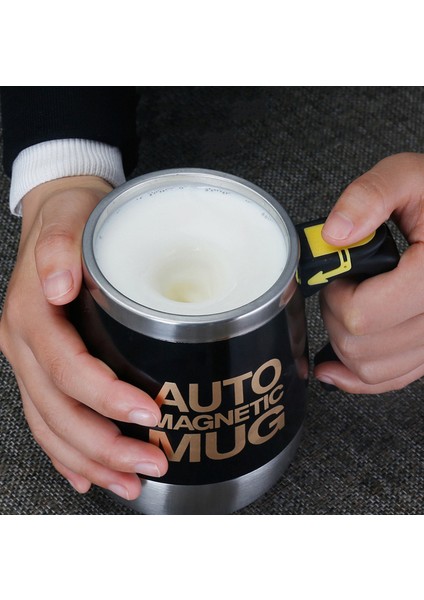 Kendiliğinden Karıştırılan Kupa Otomatik Kendiliğinden Karıştırılan Paslanmaz Çelik Bardak Kahve/çay/sıcak Çikolata/süt Için Ofis/seyahat/ev -400ML En Iyi Hediye (Yurt Dışından) fiyatları