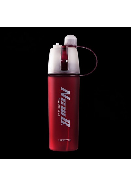 Sprey Bardak Yaz Taşınabilir Su Isıtıcısı Tritan Spor Fincan Erkek Basit Yüksek Değer Koyu KIRMIZI-600ML (Yurt Dışından)