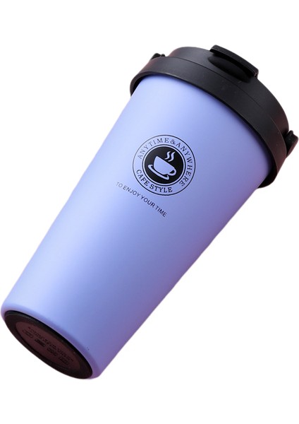 Çift Katmanlı Büyük Kapasiteli Araba Kupa Tatil Hediyesi Paslanmaz Çelik Hasır Bardak, 500 ml (Yurt Dışından)