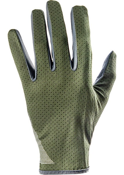 Erkekler Için Bisiklet Eldiveni Nefes Alabilir Tam Parmak Jel Yastıklı Bisiklet Eldiveni Erkek-Kahverengi (L) (Yurt Dışından)