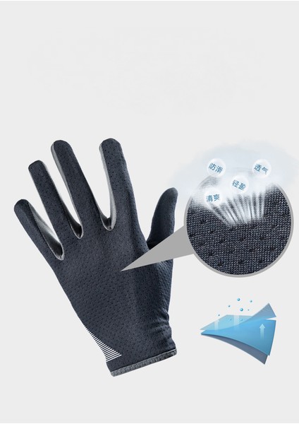 Erkekler Için Bisiklet Eldiveni Nefes Alabilir Tam Parmak Jel Yastıklı Bisiklet Eldiveni Erkek-Kahverengi (L) (Yurt Dışından) modelleri