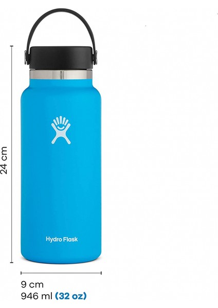 Yeni Şişeler 32OZ Tumbler Çift Duvar Vakum Yalıtımlı Paslanmaz Çelik Yalıtımlı Su Şişesi Açık Spor (Yurt Dışından) modelleri