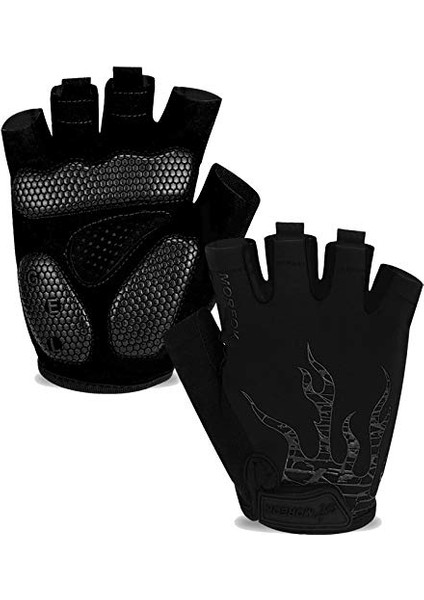 Saytay Bisiklet Eldivenleri, Yarım Parmak Bisiklet Eldiveni Mtb Dh Yol Bisiklet Eldivenleri Jel Ped Şok Emici Kaymaz Nefes Alabilir Motosiklet Dağ Bisikleti Eldivenleri Unisex Kadı (Yurt Dışından)