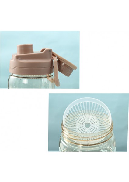 1.5l Spor Su Şişesi Büyük Kapasiteli Yüksek Sıcaklığa Dayanıklı Plastik Bardak Spor Çevre Dostu Taşınabilir Seyahat Uzay Bardağı (Kırmızı) (Yurt Dışından) modelleri
