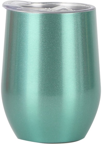 Yumurtalık Paslanmaz Çelik Yaratıcı U Şeklinde Kırmızı Şarap Termos Bardak Büyük Göbek 12OZ Yumurta Kabuğu Bardak Yıldız Nane Yeşili (Yurt Dışından)