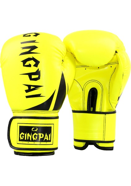 Boks, Kickboks, Karate, Muay Thai, Mma Eğitimi Için Yetişkin Boks Eldivenleri Sedefli Floresan Sarı 10OZ (Yurt Dışından)