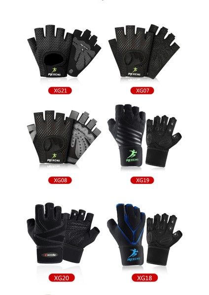 Spor Eldivenleri Yarım Parmak Bayan Koruma Dambıl Yatay Çubuk Egzersiz Bisiklet Dağcılık Kaymaz Nefes Alabilir (Xl, XG19 Siyah) (Yurt Dışından) modelleri