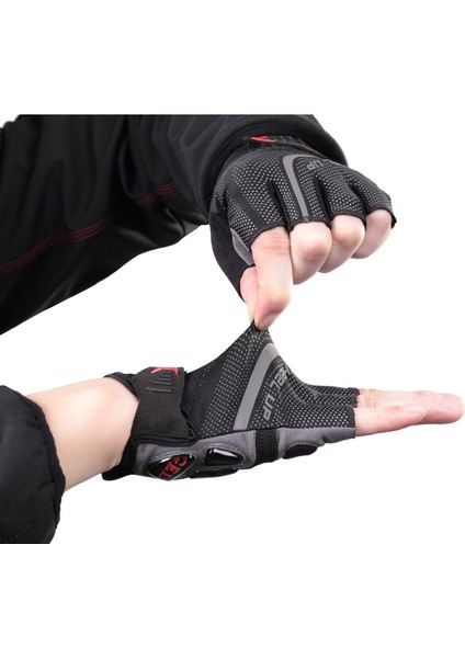 Bisiklet Eldivenleri Yarım Parmak Bisiklet Eldivenleri Erkekler Kadınlar Için Dağ Bisikleti Eldivenleri Yastıklı Kaymaz Mtb Parmaksız Yol Binme Eldivenleri-Gri (Xl) (Yurt Dışından) fiyatları