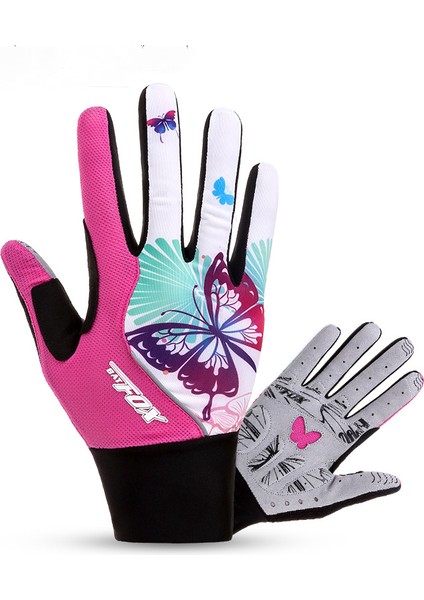 Bisiklet Eldivenleri Tam Parmak Kaymaz Şok Emme Pedi Bisiklet Motosiklet Bisiklet Spor Yürüyüş Spor Salonu Eldivenleri (Xl) (Yurt Dışından)