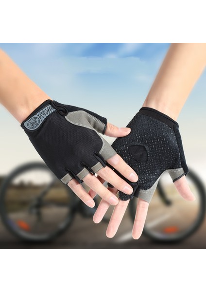 Bisiklet Eldivenleri Erkekler Kadınlar Için Bisiklet Eldivenleri, Yarım Parmak Bisiklet Eldiveni Yol Bisiklet Eldivenleri Şok Emici Dağ Bisikleti Eldivenleri-Siyah(S) (Yurt Dışından) fiyatları