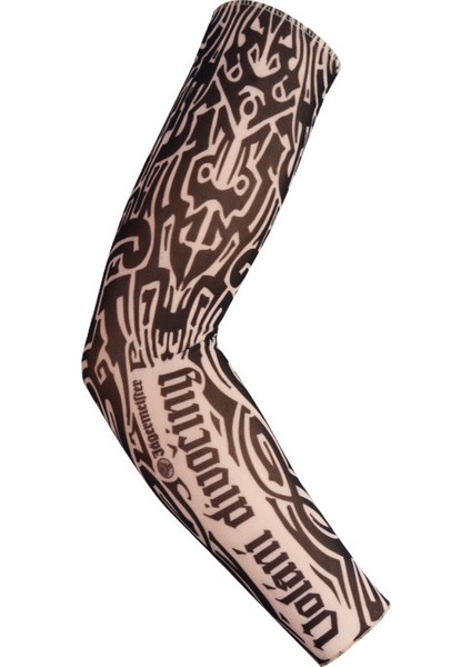 Sahte Geçici Dövme Kollu Yetişkin Kadın Erkek Elastik Kol Çorap Üzerinde Kayma Unisex Parti Cadılar Bayramı Dövme Biker Güneş Bloğu 1 PAIR-GKK017 (Yurt Dışından)