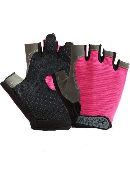 Bisiklet Eldivenleri Erkekler Kadınlar Için Bisiklet Eldivenleri, Yarım Parmak Bisiklet Eldiveni Yol Bisiklet Eldivenleri Şok Emici Dağ Bisikleti Eldivenleri-Pembe (Xl) (Yurt Dışından)