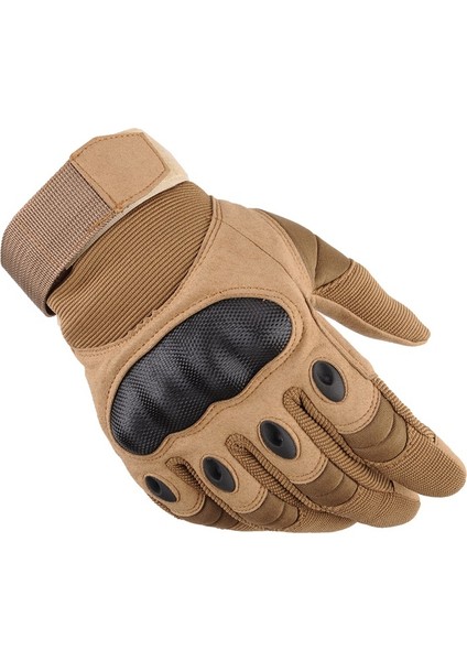 Dokunmatik Ekran Motosiklet Motokros Dirt Bike Yarışı Yokuş Aşağı Taktik Eldivenler (M, Tüm Parmak Siyah) (Yurt Dışından)
