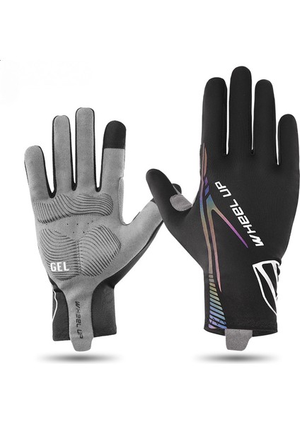 Erkekler ve Kadınlar Için Bisiklet Eldivenleri - Mtb Eldivenleri - Dağ Bisikleti Eldivenleri Dokunmatik Ekran Kaymaz Şok Emici-Siyah(Xl) (Yurt Dışından)