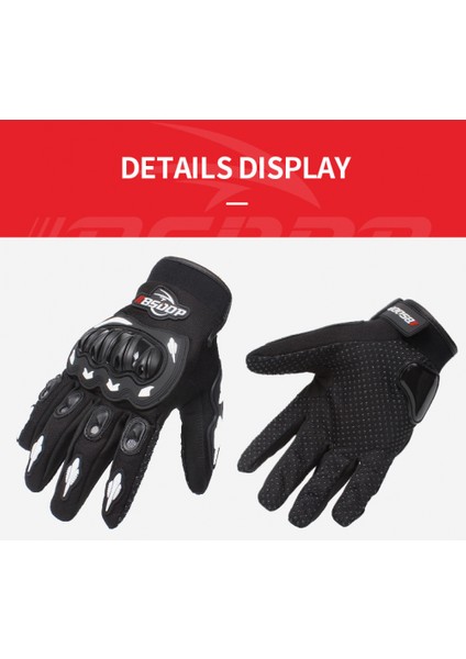 Motosiklet Eldivenleri Motosiklet Sürüş Eldivenleri Dört Mevsim Genel Motosiklet Şövalye Dış Mekan Eldivenleri Düşmeye Dayanıklı, Kaymaz ve Nefes Alabilen (M-Gri) (Yurt Dışından) indirimleri