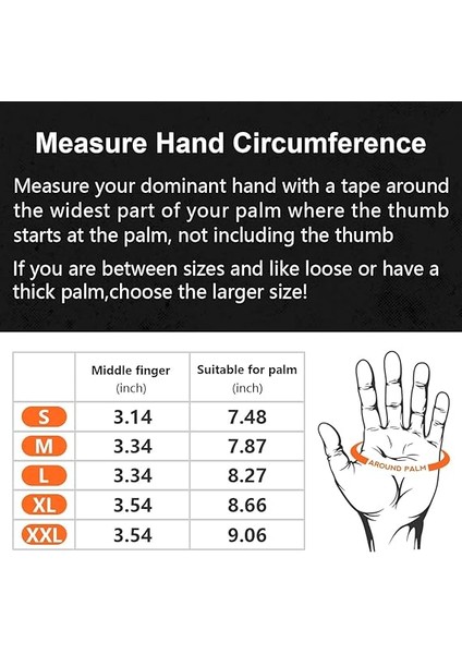 Kış Termal Eldiven Erkek Kadın Dokunmatik Ekran Suya Dayanıklı Rüzgar Geçirmez Kaymaz Isıtmalı Eldiven Eller Sıcak (Xl, Siyah) (Yurt Dışından)