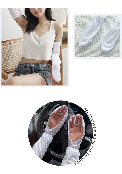 Buz Kollu Eldiven Erkek ve Kadın Yaz Sürüş Sporları Güneş Koruyucu Kollu Gevşek Nefes Alabilen Kol Koruyucuları Uv Dış Mekan Buz Kılıfı Ayarı, Koyu Mavi (Yurt Dışından) indirimleri