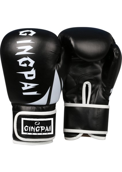 Boks, Kickboks, Karate, Muay Thai, Mma Eğitimi Için Yetişkin Boks Eldivenleri Sedefli Siyah Dişler 6oz (Yurt Dışından)