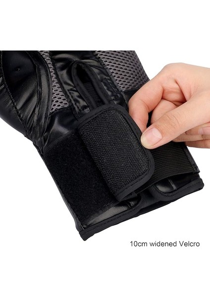 Erkek ve Kadın Boks Eldivenleri, Boks Antrenman Eldivenleri, Tekvando Kum Torbası Eldivenleri, Muay Thai Müsabaka Antrenman Eldivenleri Siyah 8oz (Yurt Dışından) fırsatları