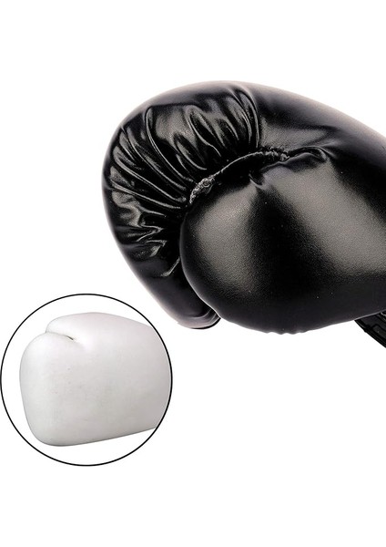 Erkek ve Kadın Boks Eldivenleri, Boks Antrenman Eldivenleri, Tekvando Kum Torbası Eldivenleri, Muay Thai Müsabaka Antrenman Eldivenleri Siyah 8oz (Yurt Dışından) indirimleri