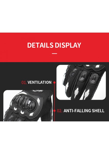 Motosiklet Eldivenleri Motosiklet Sürüş Eldivenleri Dört Mevsim Genel Motosiklet Şövalye Dış Mekan Eldivenleri Düşmeye Dayanıklı, Kaymaz ve Nefes Alabilen (Xl-Siyah) (Yurt Dışından) modelleri