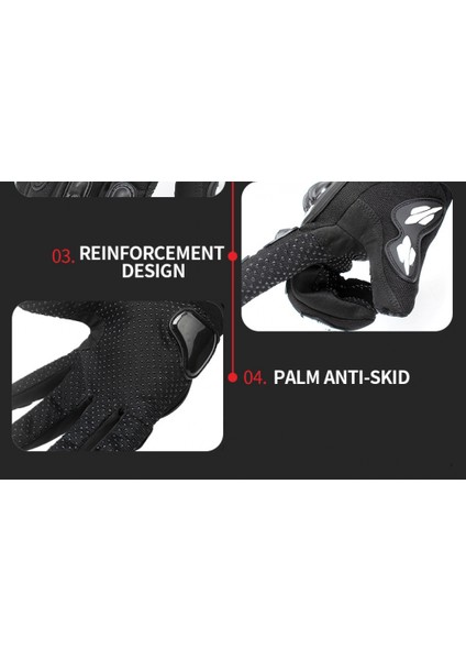 Motosiklet Eldivenleri Motosiklet Sürüş Eldivenleri Dört Mevsim Genel Motosiklet Şövalye Dış Mekan Eldivenleri Düşmeye Dayanıklı, Kaymaz ve Nefes Alabilen (Xl-Siyah) (Yurt Dışından) fırsatları