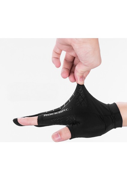 Bisiklet Eldivenleri, Dağ Bisikleti Motosiklet Balıkçılık Eldivenleri, Erkek Kadınlar Için 2 Parmaksız Kış Bisiklet Eldivenleri-Siyah(S) (Yurt Dışından) fiyatları